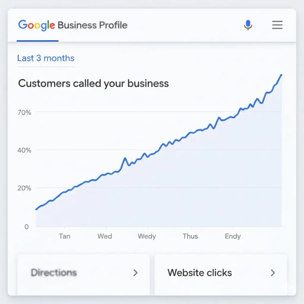 Google Business Profile Performance for a Water Damage Restoration Business in Tampa, Florida.